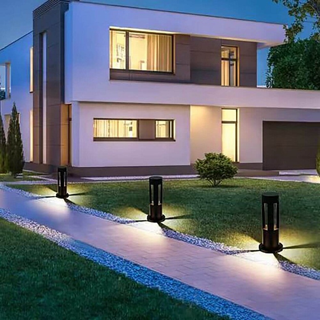 Уличный светодиодный светильник Arte Lamp Thuban A1060PA-1BK Фото № 4