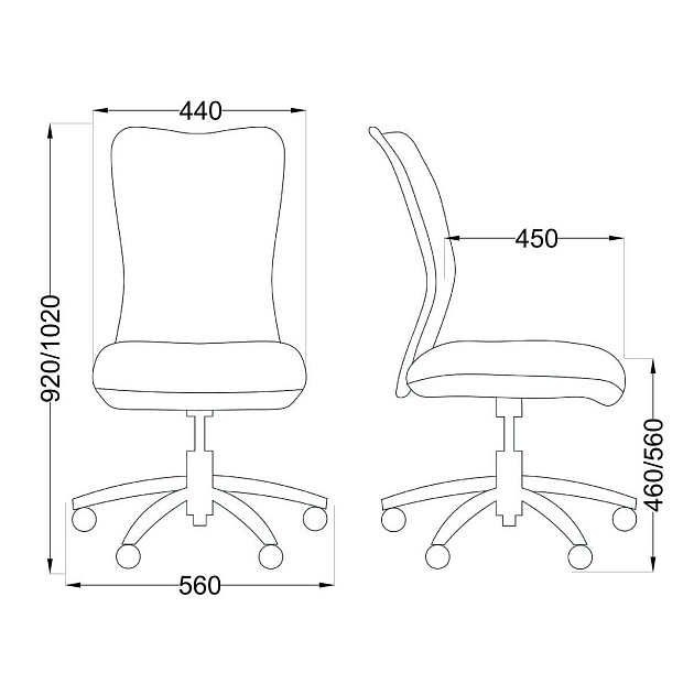 Детское кресло AksHome Artur черный, сетка 70037 Фото № 2