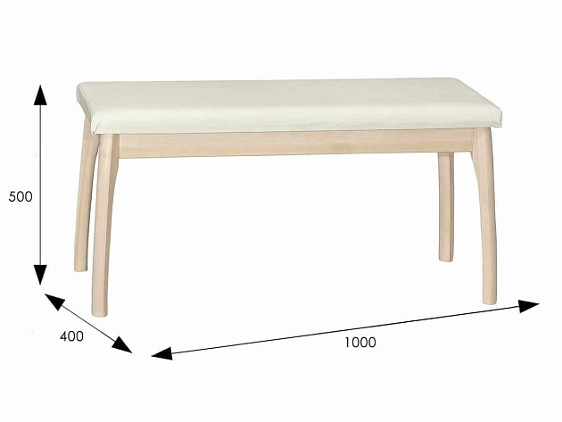 Банкетка Мебелик 007561 изображение 3 Банкетка Мебелик 007561 Фото № 3