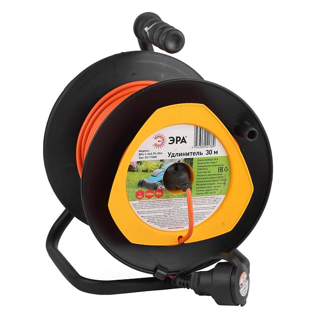 Удлинитель силовой ЭРА RPx-1-2x0.75-30m Б0043043 Фото № 1