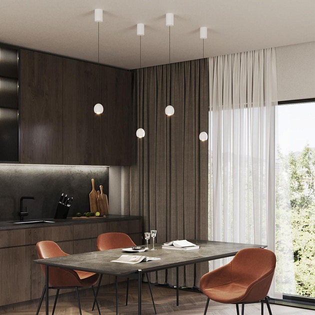 Подвесной светодиодный светильник Novotech Over Sfero 359341 изображение 6 Подвесной светодиодный светильник Novotech Over Sfero 359341 Фото № 6