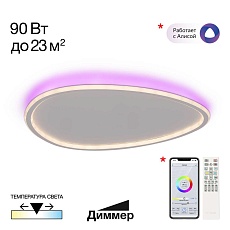 Потолочный светодиодный светильник Citilux Trio CL215B260E