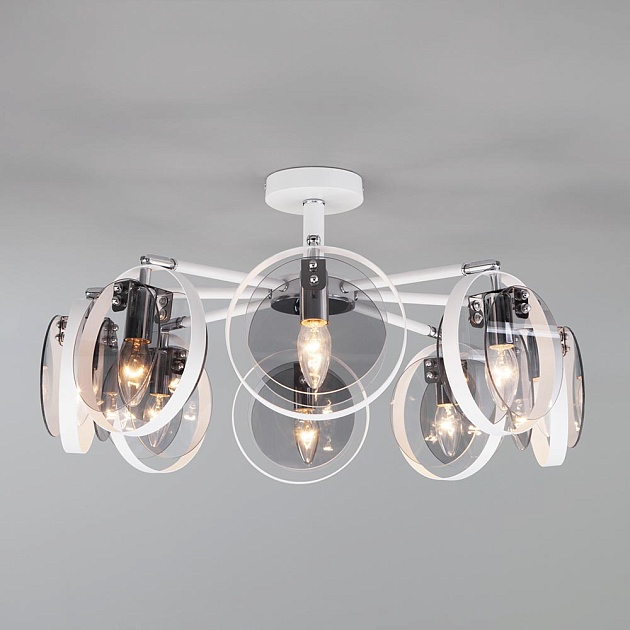 Потолочная люстра Eurosvet Gallo 70121/8 белый Фото № 5