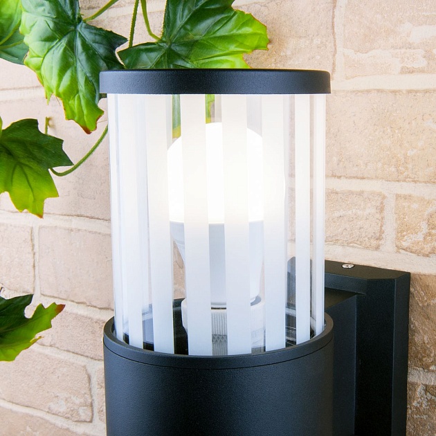 Уличный настенный светильник Elektrostandard 1411 Techno черный a048142 изображение 3 Уличный настенный светильник Elektrostandard 1411 Techno черный a048142 Фото № 3