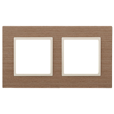 Рамка 2-постовая ЭРА Elegance 14-5302-07 Б0034572 1