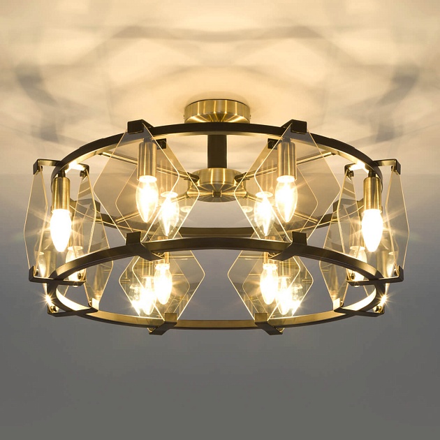 Потолочная люстра Eurosvet Aragon 60126/8 черный Smart Фото № 6