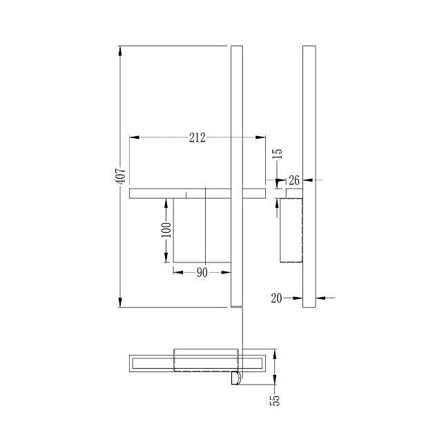 Настенный светодиодный светильник Arte Lamp Chic A2126AP-8BK Фото № 2