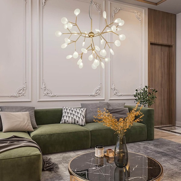 Подвесная люстра Bogates Foglia 342 Smart изображение 2 Подвесная люстра Bogates Foglia 342 Smart Фото № 2