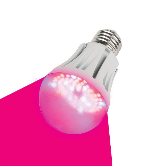 Лампа светодиодная для растений Uniel E27 9W LED-A60-9W/SP/E27/CL 09645 изображение 1 Лампа светодиодная для растений Uniel E27 9W LED-A60-9W/SP/E27/CL 09645 Фото № 1