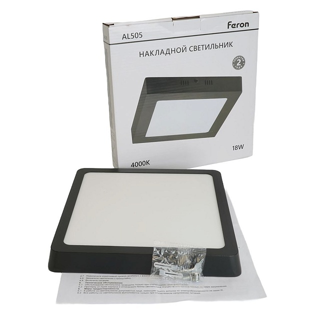 Потолочный светодиодный светильник Feron AL504 51076 изображение 2 Потолочный светодиодный светильник Feron AL504 51076 Фото № 2