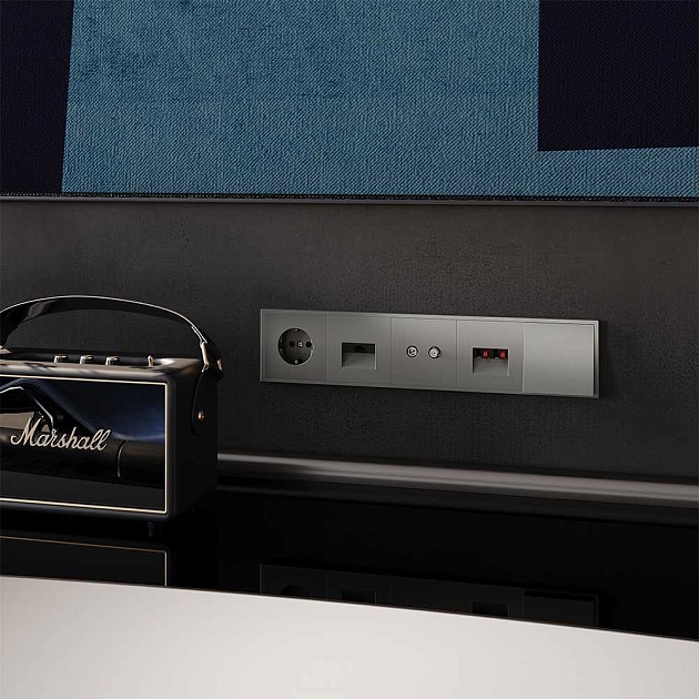 Вывод кабеля Voltum S70, (титан) VLS080206 Фото № 6