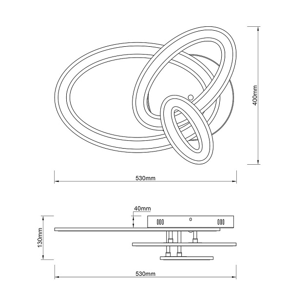 Потолочный светодиодный светильник Escada Volume 10241/3LED Фото № 2