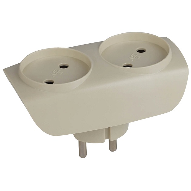 Сетевой разветвитель ЭРА SP-2-I Б0017017 Фото № 1