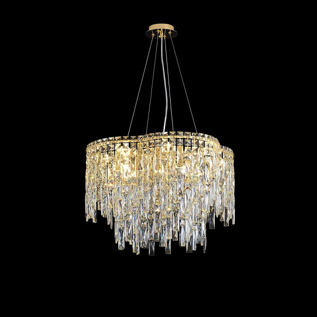 Подвесная люстра Crystal Lux ABRIL SP12 GOLD Фото № 2