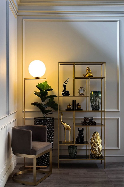 Стеллаж Garda Decor 46AS-SH1452-Gold изображение 7 Стеллаж Garda Decor 46AS-SH1452-Gold Фото № 7