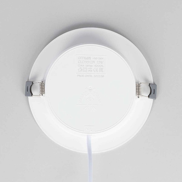 Встраиваемый светодиодный светильник Citilux Галс CLD5512N изображение 3 Встраиваемый светодиодный светильник Citilux Галс CLD5512N Фото № 3