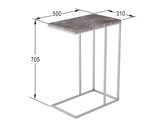 Приставной стол Мебелик Агами 006671 Фото № 3