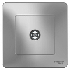 ТВ-розетка Systeme Electric Blanca алюминий BLNTS000013