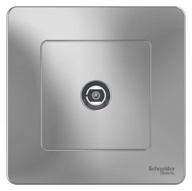 ТВ-розетка Systeme Electric Blanca алюминий BLNTS000013 изображение 1 ТВ-розетка Systeme Electric Blanca алюминий BLNTS000013 Фото № 1