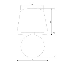 Настольная лампа TK Lighting 5903 Santana 1