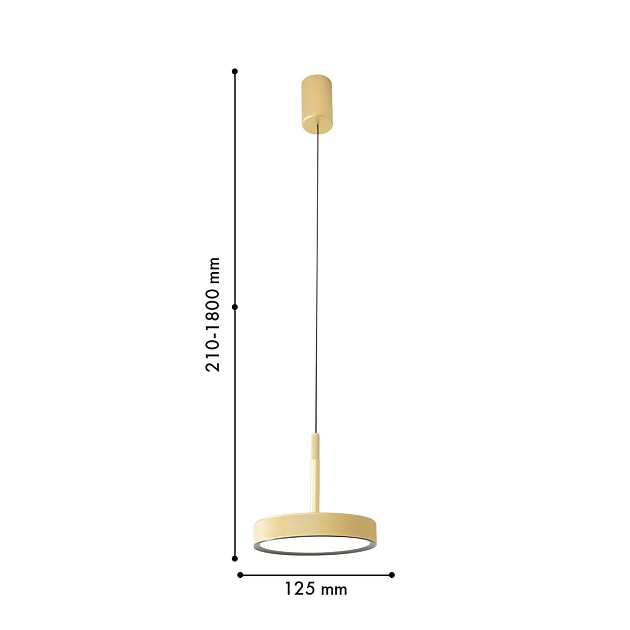 Подвесной светодиодный светильник Favourite Piller 4507-1P Фото № 2