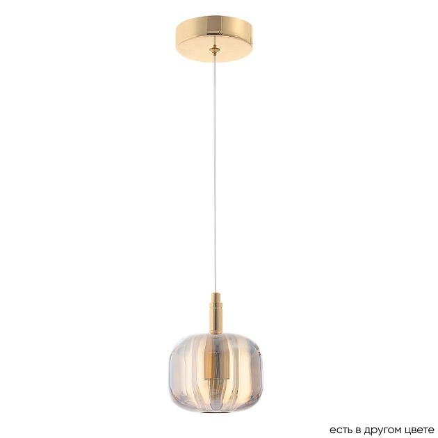Подвесной светильник Crystal Lux Box SP1 Gold/Amber Фото № 1