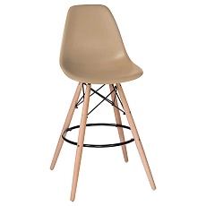 Стул барный DOBRIN DSW BAR (ножки светлый бук, цвет сиденья бежевый (GR-03)) 638GPP-LMZL DSW BAR