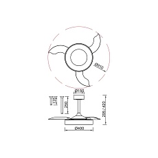 Люстра-вентилятор Mantra NISEKO FAN S 9092 1