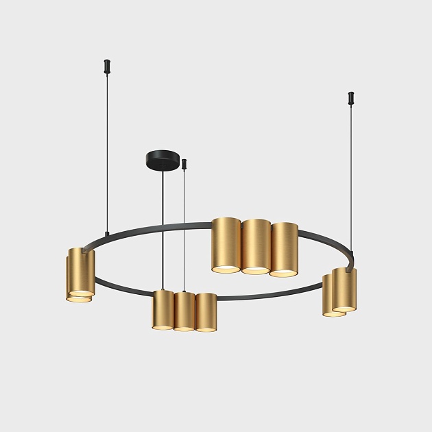 Подвесная люстра Denkirs Orbit DK4065-BK+SG Фото № 1