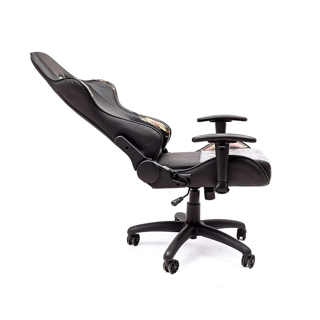 Игровое кресло AksHome Military черный, экокожа 80008 изображение 12 Игровое кресло AksHome Military черный, экокожа 80008 Фото № 12