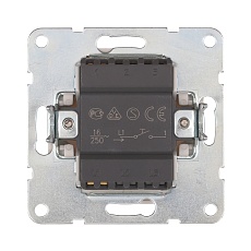 Выключатель-кнопка LK Studio 1-кл.(схема 1Т) 16 A, 250 B (бежевый) LK60 860501-1 1