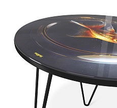 Журнальный стол Sheffilton SHT-CT27 лунная ночь/черный муар 4007482113 2