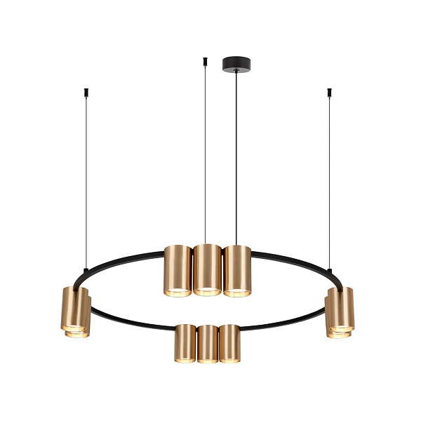 Подвесная люстра Denkirs Orbit DK4065-BK+SG Фото № 2