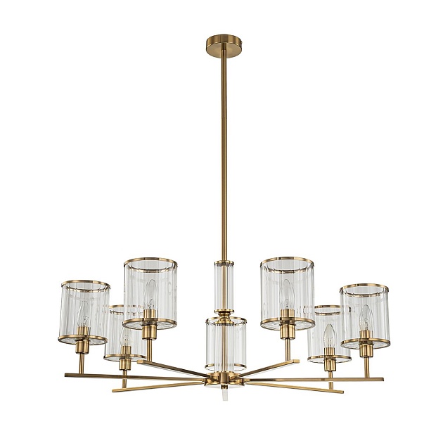 Подвесная люстра Indigo Dante 13022/7R Brass V000410 Фото № 4