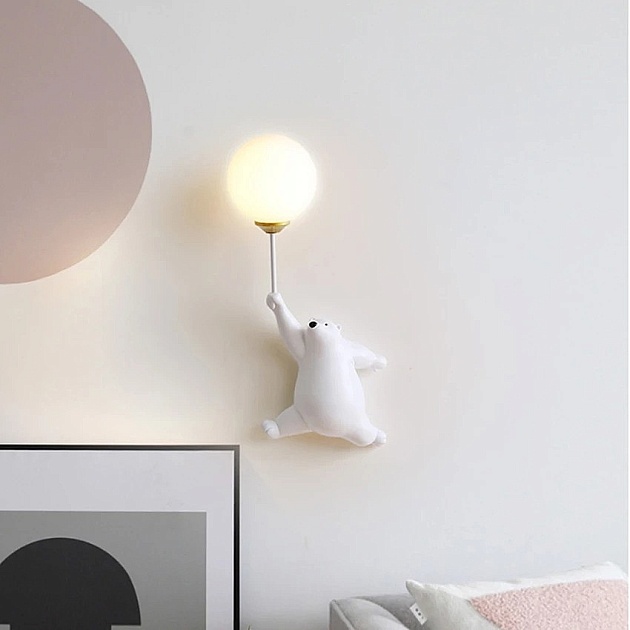 Настенное бра Lightera Bears LE223W-1WA Фото № 2