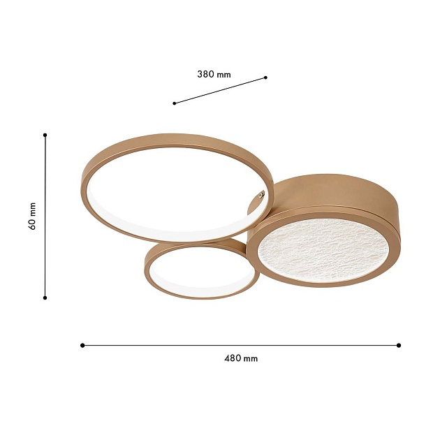 Потолочный светодиодный светильник F-Promo Campus 4681-3C Фото № 2