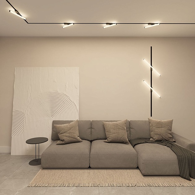 Трековый светодиодный светильник Denkirs Strom DK6448-BK Фото № 6