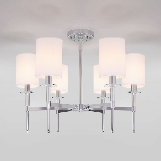 Подвесная люстра Eurosvet Brielle 60132/6 хром Фото № 1