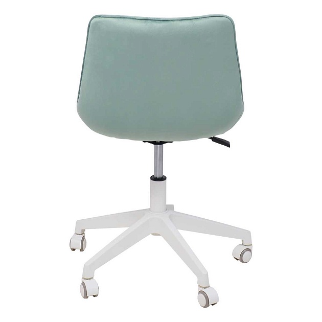 Поворотное кресло AksHome Carolyn велюр, мятный 91958 Фото № 16