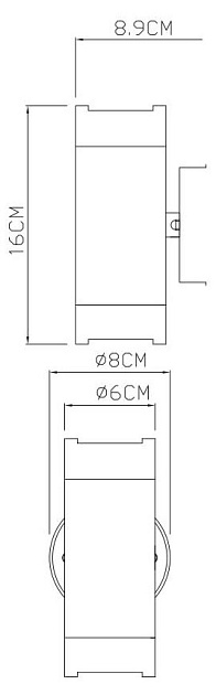 Уличный настенный светильник Arte Lamp Atlas A3503AL-2BK Фото № 2