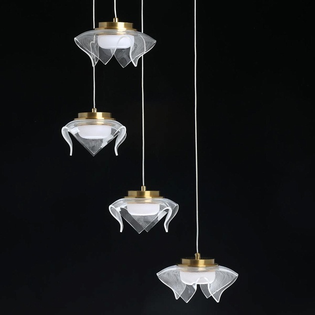 Подвесная светодиодная люстра De Markt Ауксис 7 722012205 Фото № 4