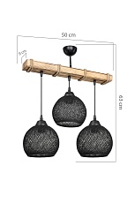 Подвесная люстра Toplight Lydia TL1614L-03BW 3