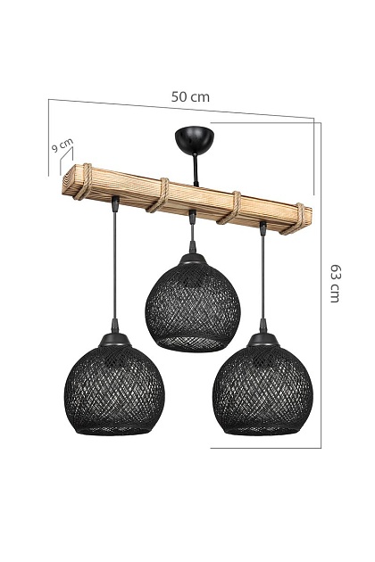 Подвесная люстра Toplight Lydia TL1614L-03BW изображение 4 Подвесная люстра Toplight Lydia TL1614L-03BW Фото № 4