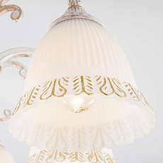 Потолочная люстра Eurosvet Campina 60107/8 белый с золотом 2