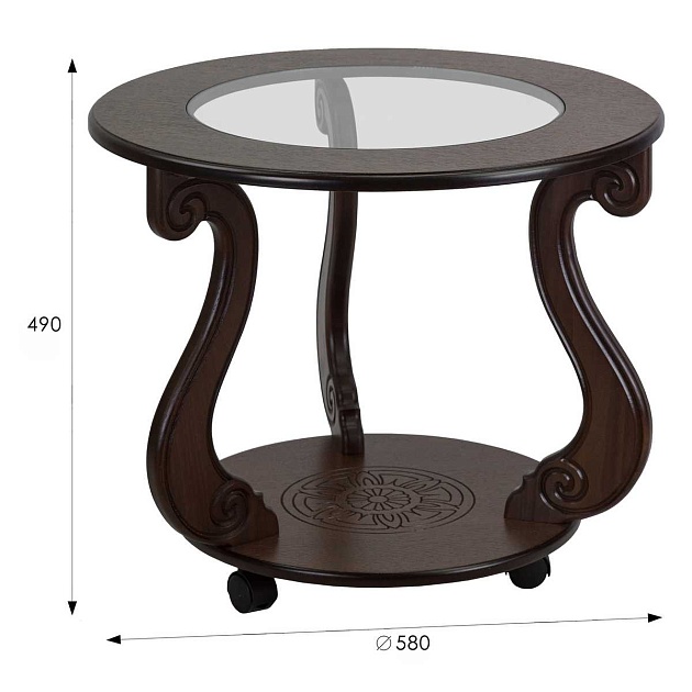 Журнальный стол Мебелик Грация (С) 007457 Фото № 3