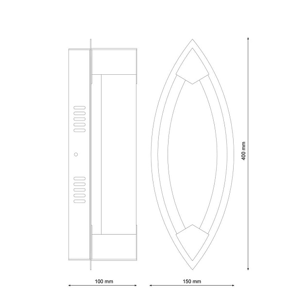 Настенный светильник Lucia Tucci Modena W172.1 Large LED400 изображение 2 Настенный светильник Lucia Tucci Modena W172.1 Large LED400 Фото № 2