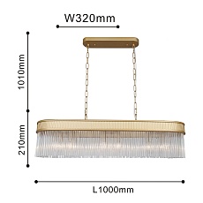 Подвесная люстра Favourite Turris 4200-12P 2