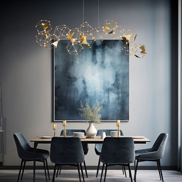 Подвесной светодиодный светильник Eurosvet Uma 90368/14 медь Фото № 6