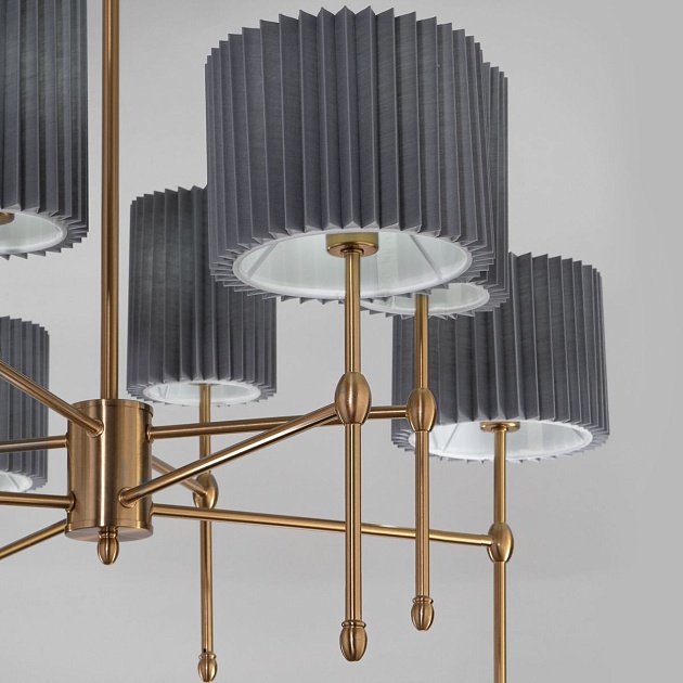 Подвесная люстра Eurosvet Notturno 60162/8 латунь Фото № 3