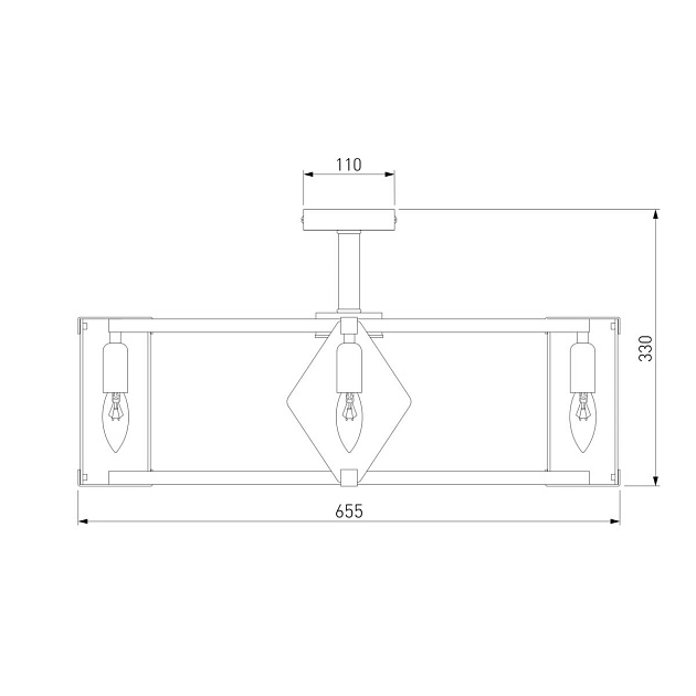 Потолочная люстра Eurosvet Aragon 60126/8 черный Smart Фото № 2